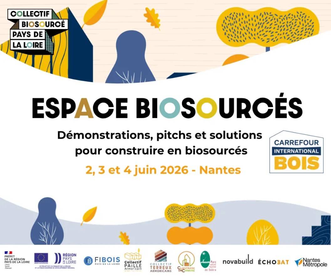 Un espace dédié aux biosourcés au Carrefour International du Bois 2026 !
